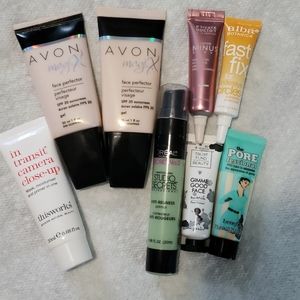 Face primers, and perfectors